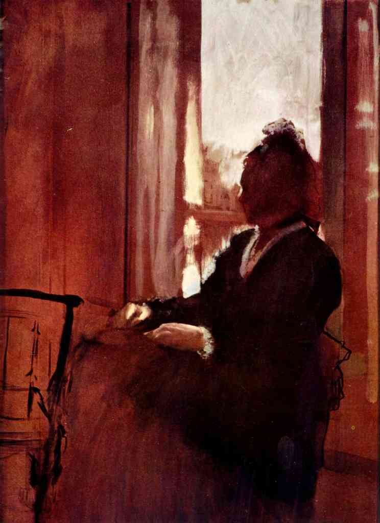 Woman At The Window Degas A4 Photo Print