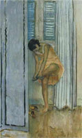 Woman Changing Her Shoes 1920 A4 Photo Print