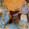Woman Having Her Hair Combed 1892 1895 Pc A4 Photo Print