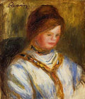 Woman In A Blue Blouse 1906 A4 Photo Print