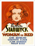 Woman In Red Barbara Stanwyck Movie Poster 1935 Vintage Retro Advert Poster A4 