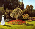 Woman In The Garden A4 Photo Print