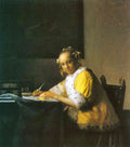Woman In Yellow Vermeer A4 Photo Print