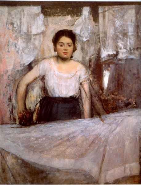 Woman Ironing by Degas A4 Photo Print