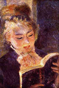 Woman Reading by Renoir Impressionism A4 Photo Print