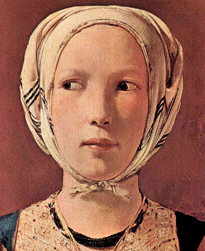 Woman S Head Frontally La Tour A4 Photo Print