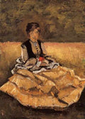 Woman Seated On The Grass 5 Fragment 1874 A4 Photo Print