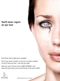 Woman Tear Eye Vintage Retro Advert Poster A4 Photo Print