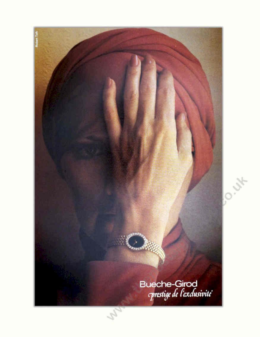Woman Watch Tilt Vintage Retro Advert Poster A4 Photo Print