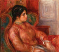 Woman With Green Chair 1900 A4 Photo Print
