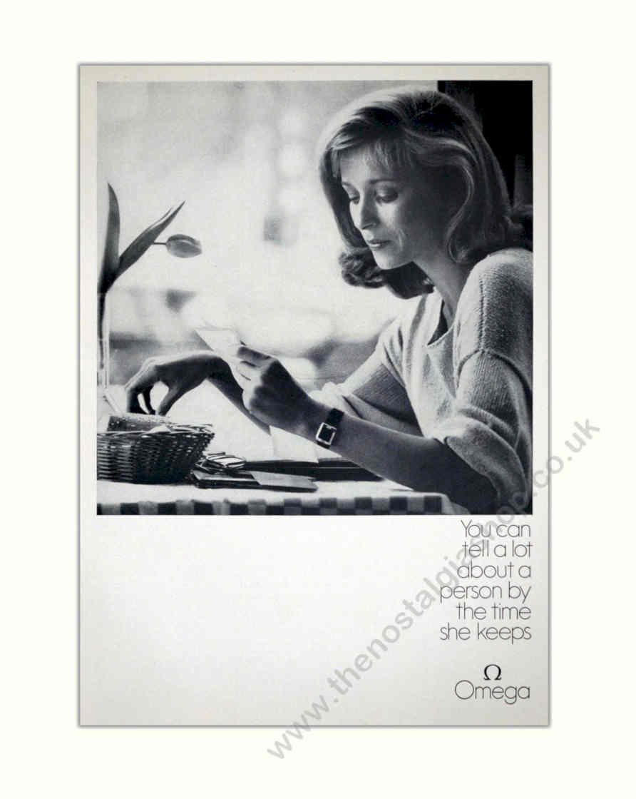 Woman Wristwatch Time Vintage Retro Advert Poster A4 Photo Print