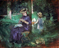 Woman and child in Garden by Morisot A4 Photo Print