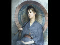 Woman with a Japanese Parasol Art A4 Photo Print