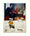 Womans Dining Table Vintage Retro Advert Poster A4 Photo Print