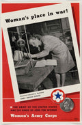Women Army Corps American World War II Advert Poster