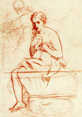Women At The Toilet Manet A4 Photo Print