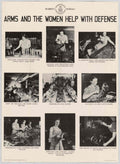 Women Defense Arms American World War II Advert Poster