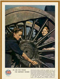 Women Locomotive Britain Vintage Retro Advert Poster A4 Photo Print
