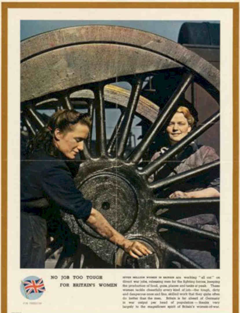Women Locomotive Britain Vintage Retro Advert Poster A4 Photo Print