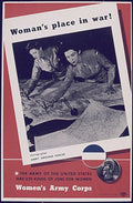 Women Map War Vintage Retro Advert Ads A4 Photo Print