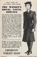 Women Naval Soap 1940s Vintage Retro Advert Poster