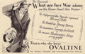 Women Ovalatine Winter 1930s Vintage Retro Advert Poster