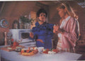 Womens Kitchen Scene Vintage Retro Advert Poster A4 Photo Print