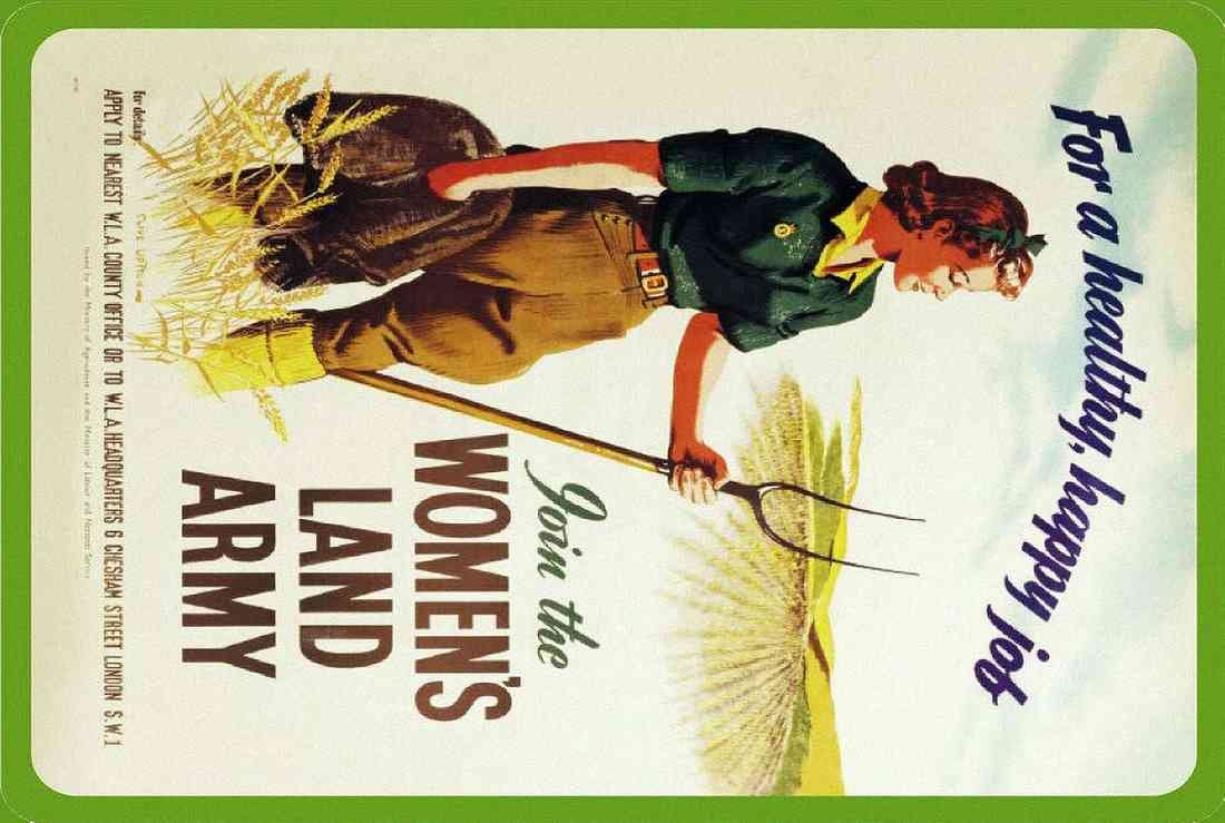 Womens Land Army A4 Photo Print