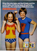 Wonder Man Underoos Vintage Retro Advert Ads A4 Photo Print