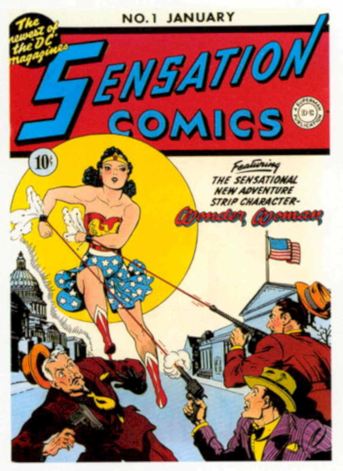 Wonder Woman Dc 1940s Vintage Retro Advert Poster