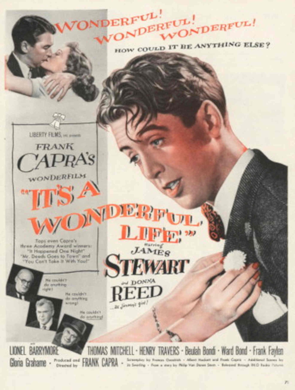 Wonderful Life Poster 2 1940s Vintage Retro Advert Poster