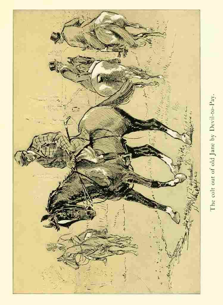 Wood J Crawford Horse & Hound 1902 15 A4 Photo Print