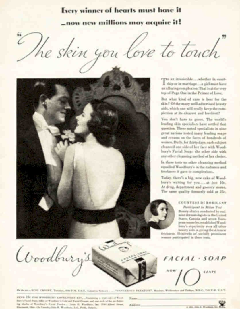 Woodburys Crown Soap Vintage Retro Advert Poster A4 Photo Print