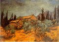 Wooden Sheds Van Gogh A4 Photo Print