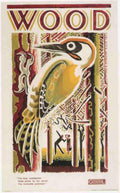 Woodpecker Poster Wood Vintage Retro Advert Ads A4 Photo Print