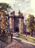 Woods Albert 1871 1944 Lancashire 1921 Lancaster Castle The Gateway A4 Photo Print