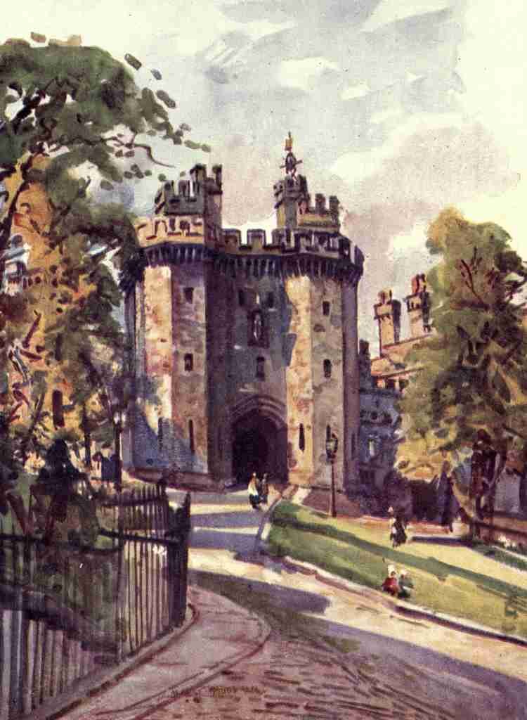 Woods Albert 1871 1944 Lancashire 1921 Lancaster Castle The Gateway A4 Photo Print