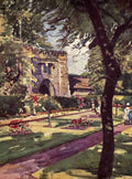 Woods Albert 1871 1944 Lancashire 1921 Whalley Abbey Vintage A4 Photo Print