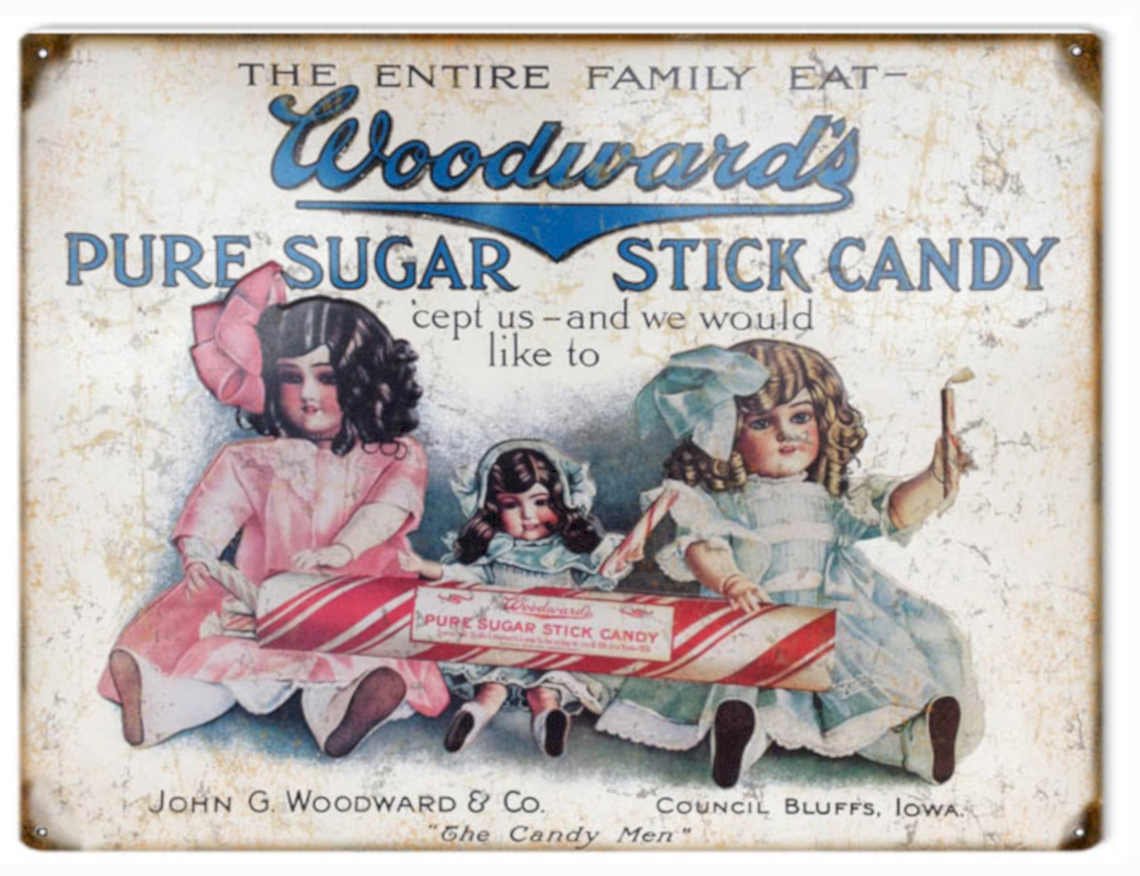 Woodwards Candy Stick Vintage Retro Advert Ads A4 Photo Print