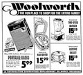 Woolworths Appliances Grid Newspaper Vintage Retro Advert Poster