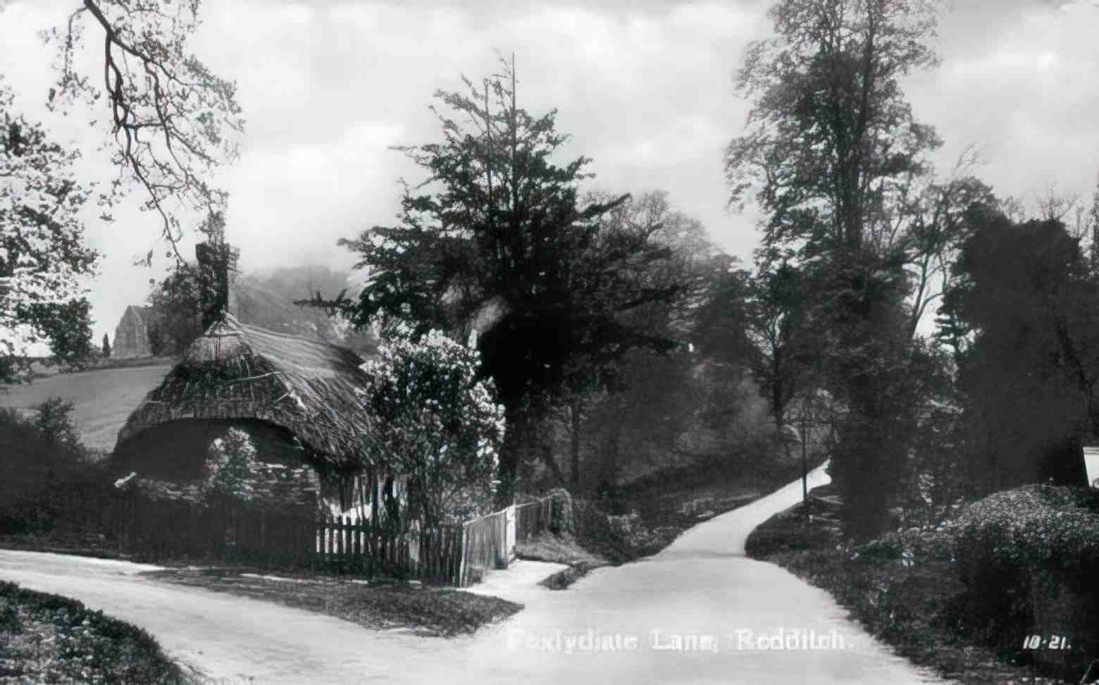 Worcestershire Redditch Foxlydiate Lane Vintage A4 Photo Print