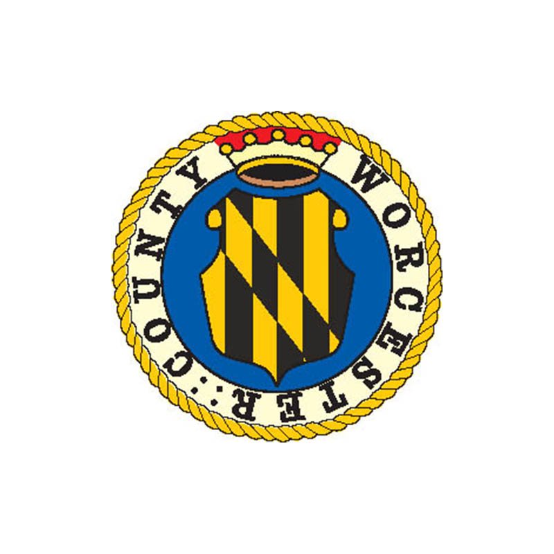Worchester County Seal N1226 A4 Photo Print
