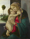 Workshop of Sandro Botticelli The Virgin and Child A4 Photo Print