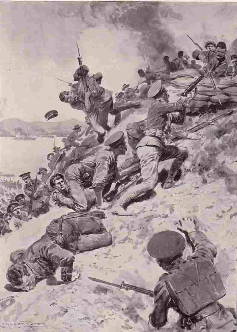 World War I British Troops At Gallipolli Military A4 Photo Print