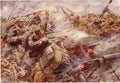 World War I British Troops Defeating The Prussian Guard At Zonnebeke Military A4 Photo Print