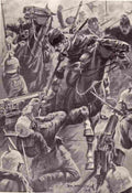 World War I French Cavalry Attacking German Machine Guns Military A4 Photo Print