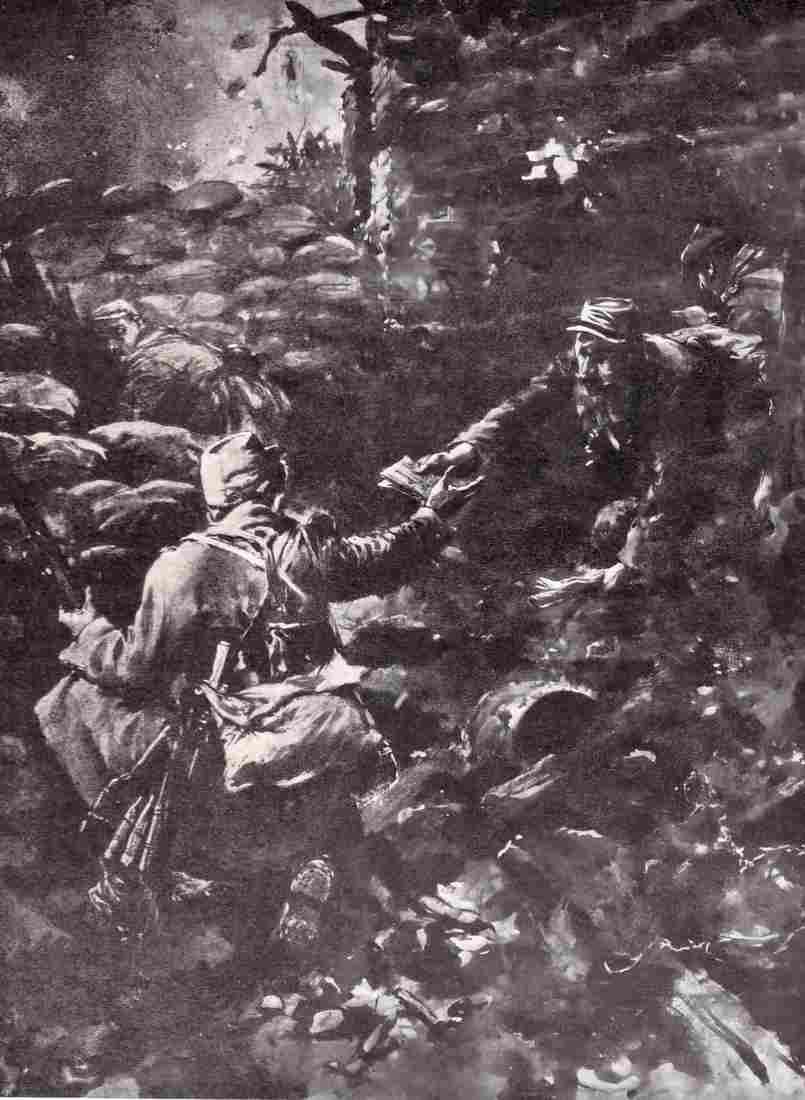 World War I French Communication in The Frontline Military A4 Photo Print