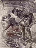 World War I French Miners Tunnelling Under German Positions Military A4 Photo Print