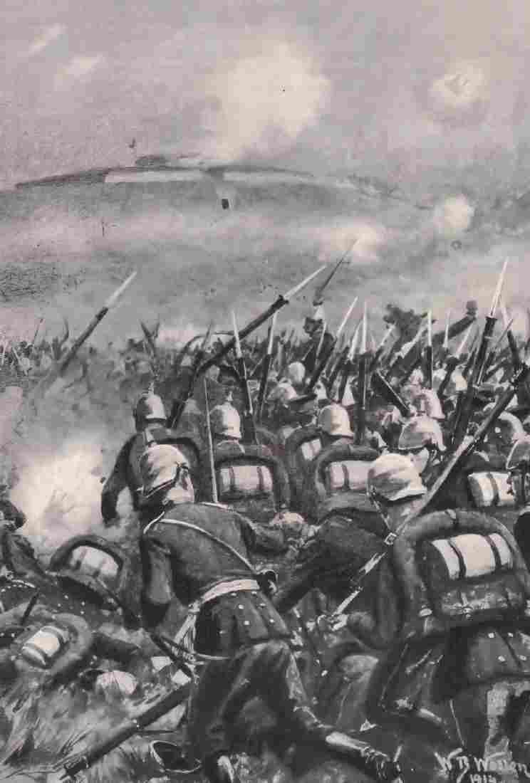 World War I German Troops Attack The Namur Forts Military A4 Photo Print