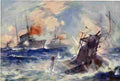 World War I HMS Birmingham Sinking German Submarine Military A4 Photo Print